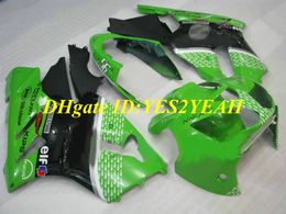 Injectie Mold Fairing Kit voor Kawasaki Ninja ZX12R 02 03 04 05 ZX 12R 2002 2005 Green Black Backings Set + Gifts KX03
