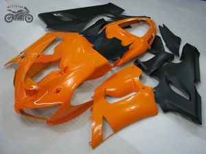 Gratis Custom Fairing Kits voor Kawasaki Ninja ZX6R 2005 2006 636 Oranje Zwarte Chinese Backings Body Onderdelen 05 06 ZX-6R ZX 6R