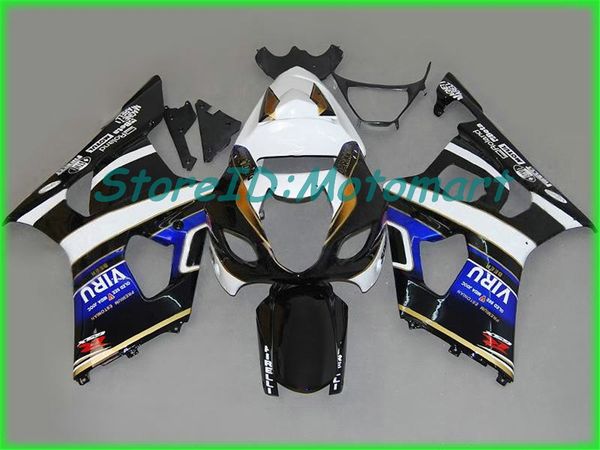 Spuitgietmatrijs Kuipkit voor SUZUKI GSXR1000 K3 03 04 GSXR 1000 2003 2004 ABS Grijs zilver zwart Stroomlijnkappen set SE48