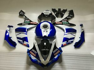 Injectie Mold Fairing Kit voor Yamaha YZFR1 2007 2008 YZF R1 Carrosserie YZF1000 R1 07 08 Wit Blue Backsets Set + Gifts YW01