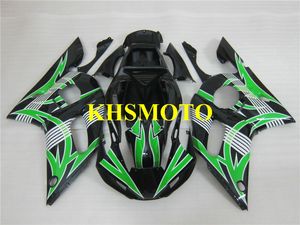 Injectie Mold Fairing Kit voor Yamaha YZFR6 98 99 00 01 02 YZF R6 1998 2002 ABS GREEB Black Backings Set + Gifts YM24