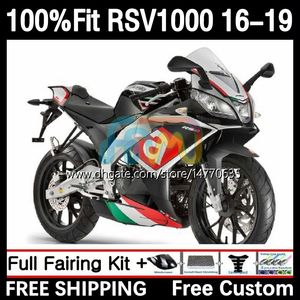 Spuitvormige schimmelbeurs voor aprilia RSV4 RSV 1000 RSV-1000 RSV1000 R RR 16 17 18 19 Bodywerk 5DH.38 RSV1000RR 2016 2017 2018 2019 RSV1000R 16-19 OEM Body Gloss Color