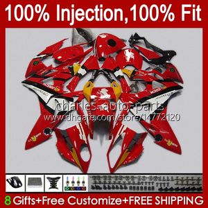 Injectie Mold Backings voor BMW S-1000RR S 1000RR 1000 RR S1000-RR 09-14 19NO.31 LICHT RED S1000RR 09 10 11 12 13 14 S1000 RR 2009 2010 2011 2012 2013 2014 OEM BODYS KIT
