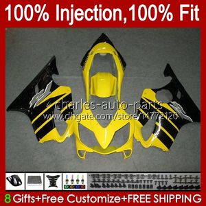 Injectie Mold Backings voor Honda CBR600F4 CBR 600 F4 FS CC 600F4 99 00 Geel Blk Carrosserie 54NO.51 CBR600 F4 CBR600FS 1999 2000 600CC 1999-2000 OEM BODIAANTE KIT 100% FIT