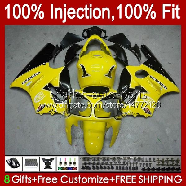 Molde de inyección Carenados para KAWASAKI NINJA ZX1200 C ZX 1200 12R 1200CC ZX 12 R 1200 CC 00-01 Carrocería 2No.7 ZX1200C ZX12R 00 01 ZX-12R 2000 2001 Kit de carrocería OEM amarillo brillante