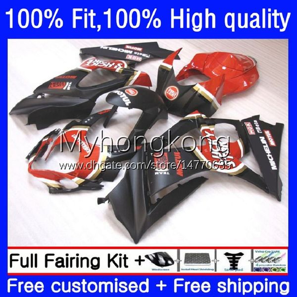 Carenados de molde de inyección para SUZUKI GSXR 1000 CC 1000CC 2007-2008 Bodys 27No.27 GSX-R1000 GSXR1000 K7 07 08 GSXR-1000 GSXR1000CC 2007 2008 Carrocería plana Lucky OEM