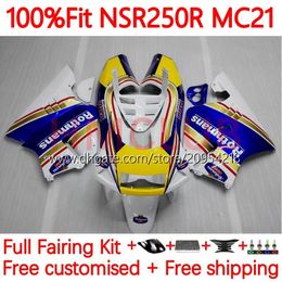 Molde de inyección para HONDA NSR250 NSR 250 R CC MC21 PGM3 NSR-250R 90-93 Carrocería 125No.6 NSR 250R NSR250R 90 91 92 93 NSR250RR 1990 1991 1992 1993 OEM Carenado rotmans caliente