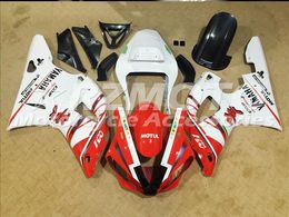 Molde de inyección nuevos carenados para Yamaha YZF-R1 YZF R1 00 01 R1 2000-2001 ABS carrocería de plástico Kit de carenado de motocicleta rojo blanco Q2
