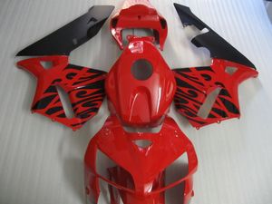 Injectie Gevormde Fairing Kit voor Honda CBR600RR 05 06 Rood Black Backings Set CBR600RR 2005 2006 OT07