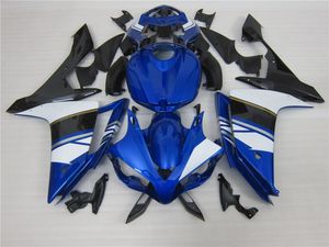 Kit de carenado de 7 regalos gratis moldeado por inyección para Yamaha YZF R1 07 08 juego de carenados azul negro YZFR1 2007 2008 OT23