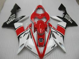 Kit de carénage pour Yamaha YZF R1 04 05 06, moulé par Injection, 7 cadeaux gratuits, rouge blanc noir, kit de carénage YZFR1 2004 2005 2006 IT19