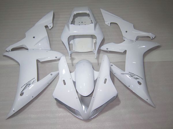 Gran oferta de kit de carenado moldeado por inyección para Yamaha YZF R1 2002 2003, juego de carenados blancos YZF R1 02 03 OT52