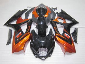 Injectie Gegoten Plastic Verklei voor Suzuki GSXR 1000 2005 2006 Burnt Orange Black Fairing Kit GSXR1000 05 06 UR25