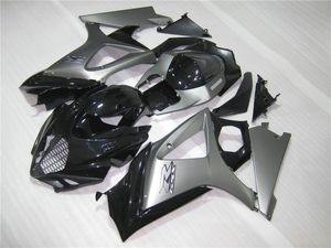 Kit de moulage par injection 100% pour Suzuki GSXR1000 05 06, ensemble de carénages noir argenté GSXR1000 2005 2006 OT31