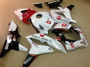 Injectie Molding ABS Plastic Fairing Kit voor HONDA CBR600RR 07 08 Wit Zwart Red Backings Set CBR600RR 2007 2008 OT25