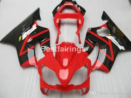 Kit de carénage de moulage par injection pour Honda CBR600 F4i 01 02 03 ensemble de carénages rouge noir CBR600F4i 2001 2002 2003 HW01