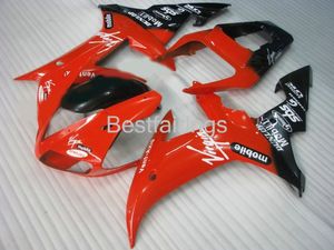 Spuitgieten Fairing Kit voor Yamaha R1 2002 2003 Red Black Backings YZF R1 02 03 KK89