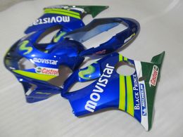 Injectie Gieten Gratis Personaliseer Keuken Kits voor Honda CBR600 F4 1999 2000 Blauwgroen Motorfiets Body Backings Set CBR 600 F4 99 00