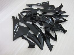 Spuitgieten Plastic Fairing Kit voor Yamaha YZF R6 08 09-15 Black Backings Set YZFR6 2008-2015 OT04