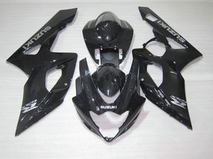 Carenados de plástico de inyección para SUZUKI GSXR 1000 2005 2006 kit de carenado negro GSXR1000 K5 05 06 OT18