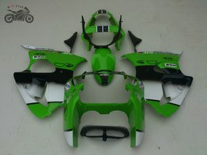 Carénages de moto d'injection pour Kawasaki Ninja 2000 2001 2002 ZX6R 00 01 02 ZX636 ZX 6R kits de carénage de carrosserie de rechange vert