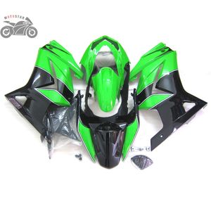 Injectie Motorfietsverbarsting Kit voor Kawasaki Ninja 250R 2008 2009 2010 2013 2014 Green Road Racing Fairing Sest ZX250R EX250 08-14 AB21