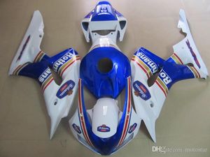 Kit de carenado de molde de inyección más vendido para HONDA CBR1000RR 06 07 carenados blancos y azules CBR1000RR 2006 2007 OT13