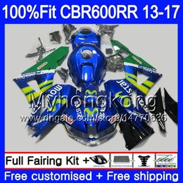 Injection Movistar Bleu + Réservoir Pour HONDA CBR600 RR CBR600RR 13 14 15 16 17 274HM.14 CBR 600RR F5 CBR 600 RR 2013 2014 2015 2016 2017 Carénage