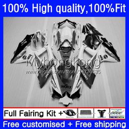 OEM-Einspritzkörper für Suzuki Silbergrau GSXR600 GSXR-750 GSXR-600 600CC 08 09 10 22No.153 GSX-R600 K8 750CC GSXR750 2008-10 GSXR 750 600 CC 2008 2009 2010 Verkleidungsset