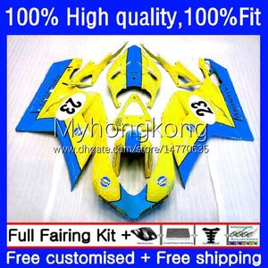 Inyección OEM para DUCATI 848S 1098S 1198S 07-12 Carenado 14No.150 848R 848 1098 1198 S R 07 08 09 10 11 12 Cuerpo 1098R Amarillo claro 1198R 2007 2008 2009 2010 2011 201 2 carenado