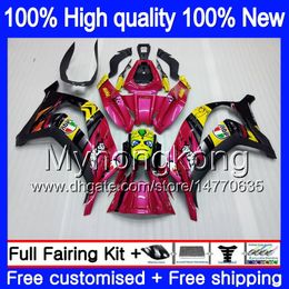 Inyección OEM para KAWASAKI ZX-10R 1000CC 2016 2017 2018 Shark pink 335MY.66 ZX1000 ZX 10 R ZX 1000 ZX 10R ZX10R 16 17 18 100% Ajuste carenado