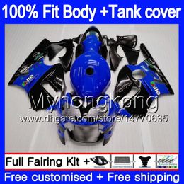 Injectie OEM voor Kawasaki ZX 1200 12R 1200CC ZX-12R 2000 2001 Hot Blue Blk 222MY.55 ZX 12 R ZX1200 C 00 01 ZX12R 00 01 100% Fit FACKING