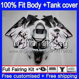 Injectie OEM voor Kawasaki ZX 1200 12R 1200CC ZX-12R 2000 2001 222MY.8 ZX 12 R ZX1200 C 00 01 ZX12R 00 01 100% Fit Red White Fairing