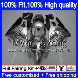 Inyección OEM para KAWASAKI ZX1200 ZX 12R 1200CC 2002 2003 2004 2005 2006 224MY.26 ZX 12 R ZX-12R ZX12R 02 03 04 05 06 Carenado Silverflames