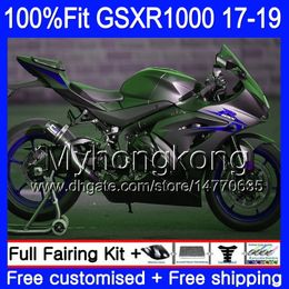 Injectie OEM voor Suzuki GSX-R1000 K17 GSXR 1000 Flat Gray 17 18 2019 331hm.109 GSX R1000 L7 L8 GSXR-1000 GSXR1000 2017 2018 19 Kuip