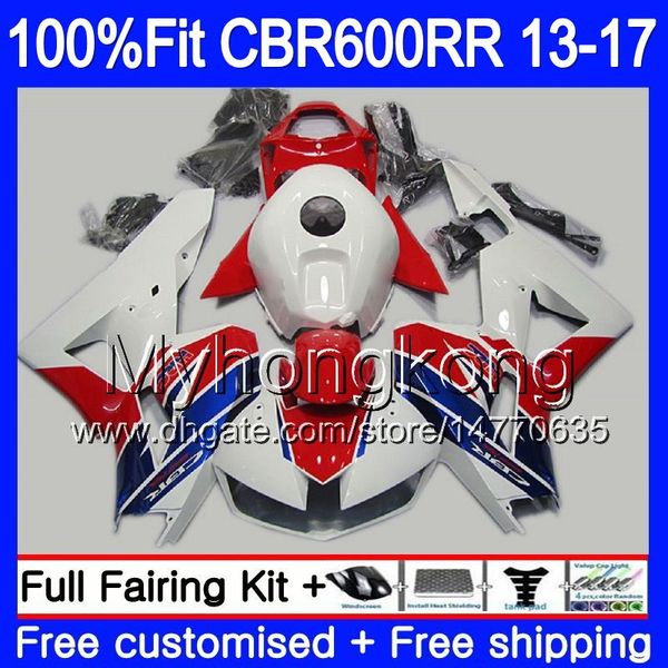 Injection + Réservoir Pour HONDA CBR600 RR cadre bleu rouge CBR600RR 13 14 15 16 17 274HM.13 CBR 600RR F5 CBR 600 RR 2013 2014 2015 2016 2017 Carénage