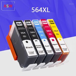 Inkt Cartridges 5PK 564XL Compatibele Cartridge Vervanging Voor 564 XL Posmart B8550 C6380 B11 6510 4610 4620 3520 5510 5520 Printer1