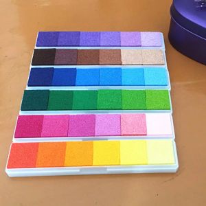 Inkt pad Diy Scrapbooking Oil Based Finger Print Rubber Stamp Non-Toxic Vintage Crafts gradiënt kleur kantooraccessoires