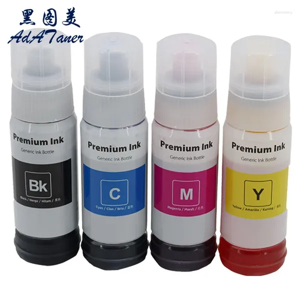Kits de recharge d'encre 003 001 Premium, bouteille Compatible de 70ML, colorant pigmenté à base d'eau, Tintas pour imprimante Epson L3110 L1110 L3116 L3150 L3156