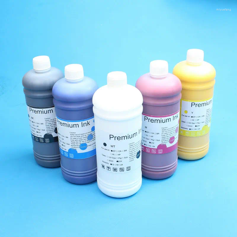 Inkt Refill Kits 1000 ml DTF Voor Wit L1800 L800 L805 I3200 7880 1390 Gemodificeerde Printer Directe Overdracht Film PET