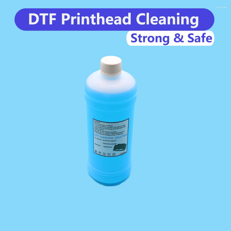 Ink Refill Kits 1000ml DTF Printhead Cleaning Liquid Clogged Print Head Clean Solution For Direct To Film Printer Repair Cleaner