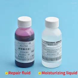 Inktnavulkits 100ML Printkop Hydraterende vloeistofbescherming Rood Reparatie Originele reiniging voor dagelijks onderhoud