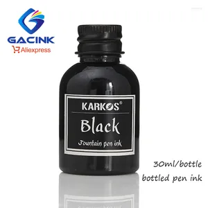 Kits de recarga de tinta 30 ml / botella Pluma estilográfica de colores puros Recarga universal Líquido suave 10 colores