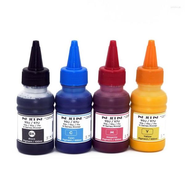 Kits de recharge d'encre 4 pigments de 100ML pour imprimante 685 Deskjet Advantage 3525 5525 4615 4625 6525