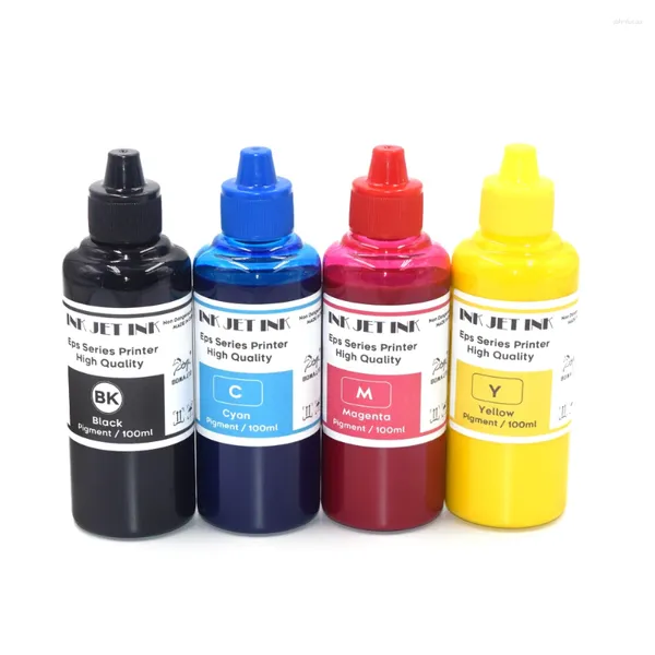 Kits de recarga de tinta 4C 100ml18xl T1811-T1814 Pigmento para XP-215 XP-312 XP-315 XP-412 XP-415 XP-225 XP-322 XP-325 XP-422 XP-425