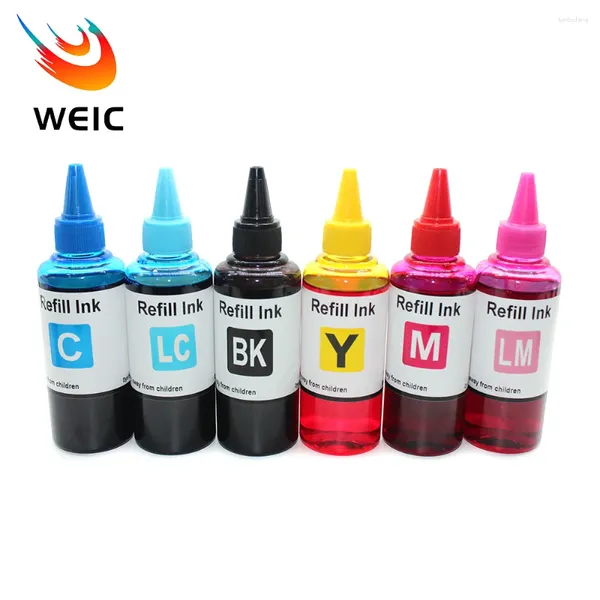 Kits de recharge d'encre 6 couleurs 100ML 378XL 312XL pour imprimante XP-8500 XP-8505 XP-8600 XP-8605 XP-8700