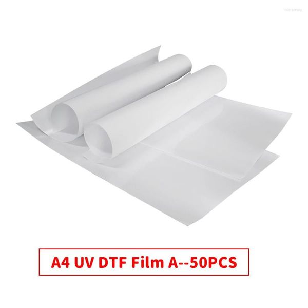 Kits de recarga de tinta A4 UV DTF Magic Film AB para adhesivo de impresora de transferencia de superficie de forma irregular