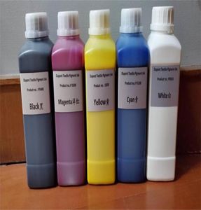 Inkt vulkits commerciële DTG -inkten 500 ml voor A3 A4 -printer en voorbehandelingsreiniging vloeistof fixative1322561