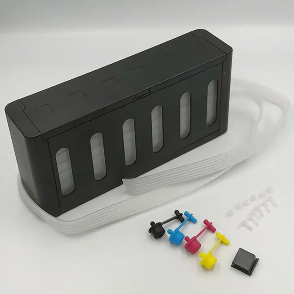 Kits de recarga de tinta Sistema de suministro continuo de bricolaje Impresora de inyección de tinta resistente para reemplazos