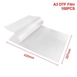 Inkt Refill Kits DTF Film A3 A4 PET 100 STKS Direct Naar Printer Voor R1390 DX5 L1800 Print Machine